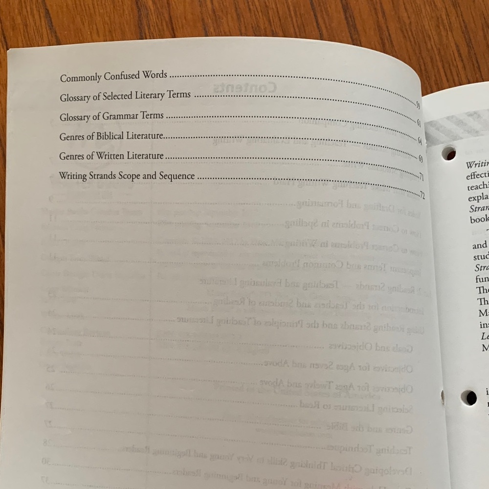 Writing Strands Beginning 1 & 2 Curriculum Set with Teaching Guide New - Picture 11 of 12